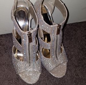 High heel party sandals